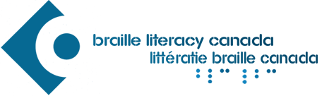 Logo de Littératie braille Canada.
