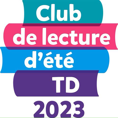 Logo pour le Club de lecture d'été TD 2023.