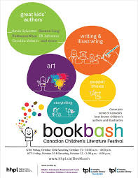 Poster for Halton Hills Library Book Bash.