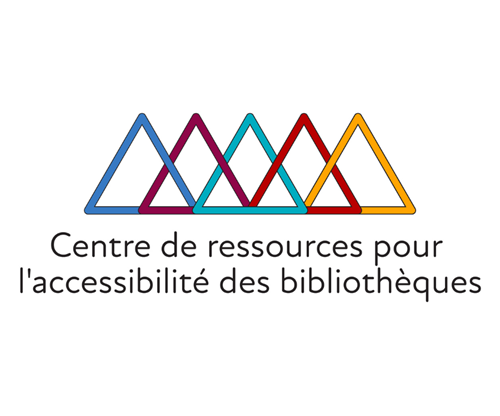 logo pour Centre de ressources sur l’accessibilité des bibliothèques publiques.
