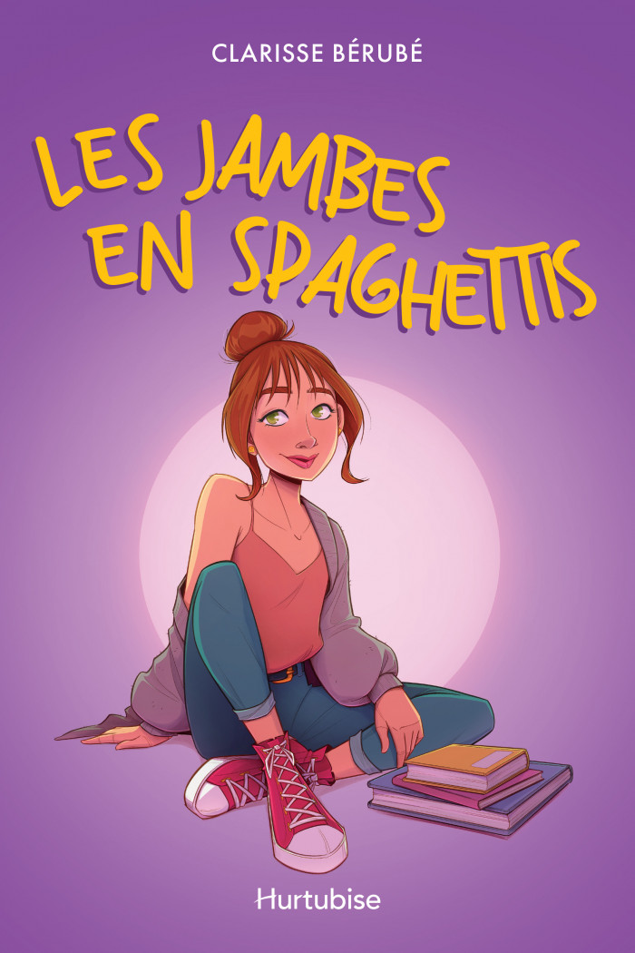 Couverture du livre Les jambes en spaghettis par Clarisse Bérubé.
